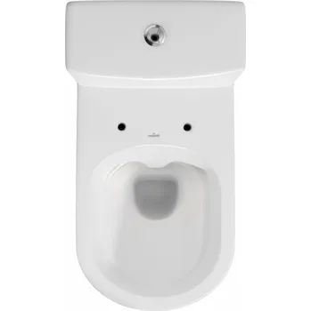 Klozet CERSANIT 3D WC mísa Cersanit City 604 kombi bílá 011 zadní odpad Clean On nádržka 3/5 sedátko slim duroplast soft close easy off one button, K35-038 K35-038