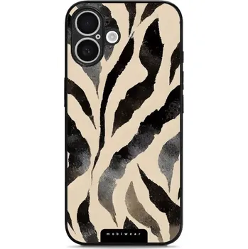 Pouzdro na mobilní telefon Lesklý kryt Mobiwear Glossy - Apple iPhone 16 - GA53G Zebří - VÝPRODEJ (Prémiové lesklé pouzdro, obal, kryt Mobiwear Glossy na mobil Apple iPhone 16 - GA53G Zebří, materiál Plast + TPU silikon - krytí po všech stranách, neošoupatelný potisk, tenké)