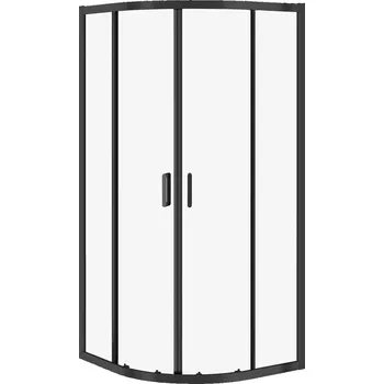 CERSANIT 3D Sprchový kout Cersanit Arteco 90x90x190 čtvrtkruhový, černý, S913-014 S913-014