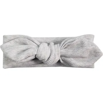 Čelenka Čelenka s mašlí Lullalove - Světle šedá S