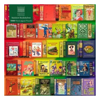 Puzzle Adult Jigsaw Puzzle Bodleian Libraries: Rainbow Bookshelves: 1000-Piece Jigsaw Puzzles (Pevná)