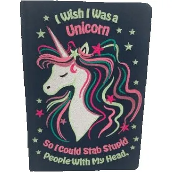 Cizojazyčná kniha I Wish I Was A Unicorn Embroidered Journal (Insight Editions)(Pevná)