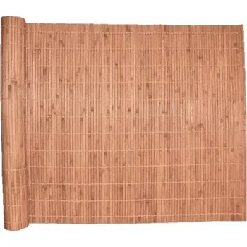Rohož bambusová za postel silná 75x300 cm světle hnědá
