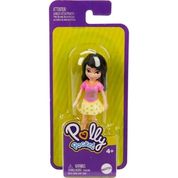 Panenka Mattel Polly Pocket Impulse – Party panenka černé vlasy