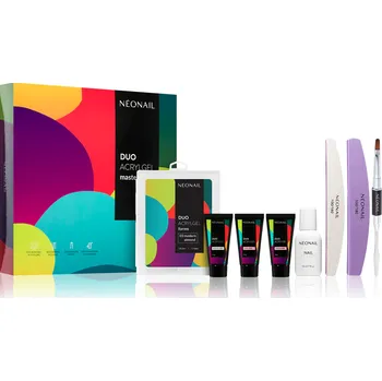 Kosmetická sada NEONAIL Duo Acrylgel Master Set Perfect Clear sada na nehty