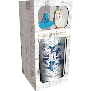 Sklenice imago Sklenice s brčky Harry Potter - Znak Bradavic 485ml