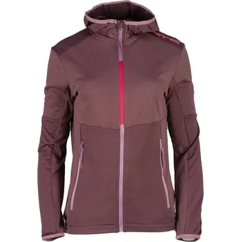 Dámská móda GTS301542L Waffle Bicolor dámská mikina, Plum S