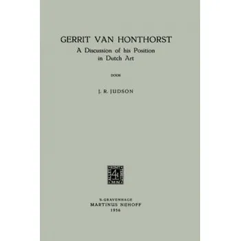 Cizojazyčná kniha Gerrit Van Honthorst (Jay Richard Judson)(Brožovaná)