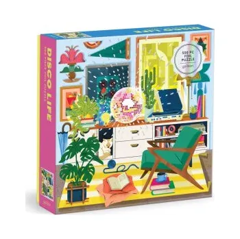 Puzzle Disco Life 500 Piece Foil Puzzle (Galison)(Puzzle)