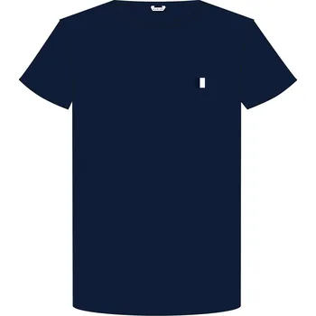 Pánské tričko MARINE - Pánské jednobarevné triko s krátkým rukávem, Tmavomodrá M