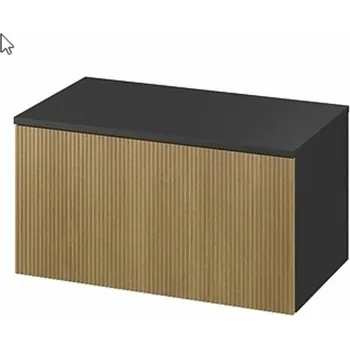 Koupelnový nábytek CERSANIT 3D Skříňka Cersanit Werta 80 s deskou antracit, S1005-009 S1005-009