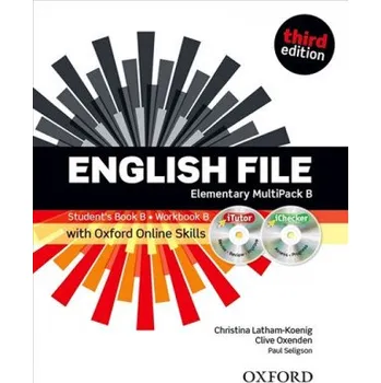 Cizí jazyk English File: Elementary: Student's Book/Workbook MultiPack B with Oxford Online Skills (Latham-Koenig Christina; Oxenden Clive)(Brožovaná)