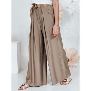 Dámské oblečení Dámské kalhoty MIRELOU UY2715 Barva: Světle Hnědá, Velikost: ONE SIZE