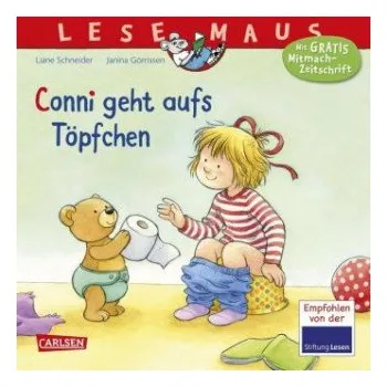 První čtění LESEMAUS 83: Conni geht aufs Töpfchen (Liane Schneider,Janina Görrissen)(Brožovaná)