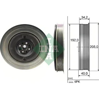 Řemenice, klikový hřídel Schaeffler INA 544 0504 10