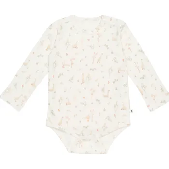 Kojenecký body Body dlouhý rukáv Little Dutch - Husa White 62/68