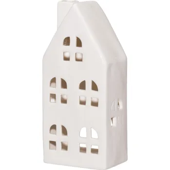 Svícen 4Living Keramická lucerna domeček, výška 17 cm