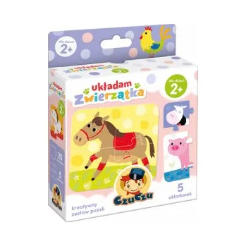 Puzzle 5w1 Układam zwierzątka CzuCzu 20 elementów (Brožovaná)