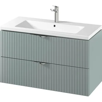 Koupelnový nábytek CERSANIT 3D Skříňka Cersanit Tirso 100 s umyvadlem fjord mat set C150, S801-546 S801-546