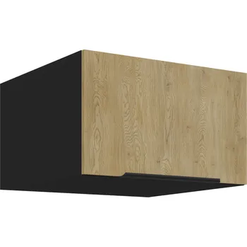 Kuchyňská linka Horní skřínka 60 NAGU 36 1F, v provedení dub Cremona/černá