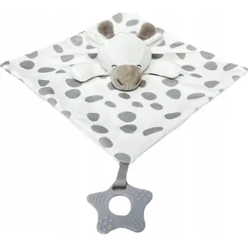 plyšák Miluška Žirafka Šedo-bílá Plyšák 25x25 cm Plyšová Hračka pro nejmenší