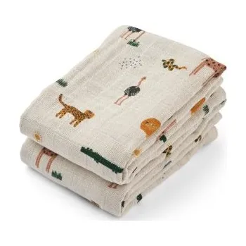 látková plena Liewood Lewis Mušelínové plenky 2 ks - Safari Sandy Mix