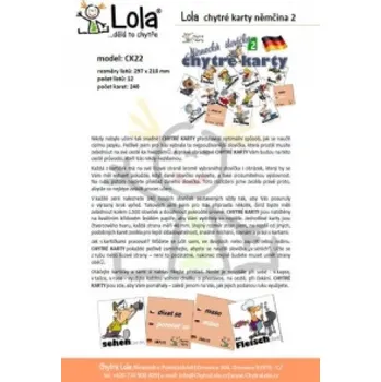 Německý jazyk Chytré karty - Němčina slovíčka 2 (neuvedený autor)(Brožovaná)