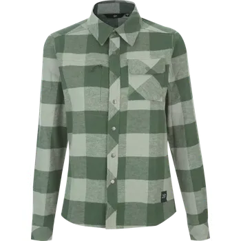 Dámská móda 2117 of Sweden Skjortan dámská flanelová košile, Forest Green S