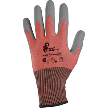 Pracovní rukavice CANIS CXS HYBRA-TECH RESOLUTE Rukavice máčené v latexu s pískovou úpravou - 9