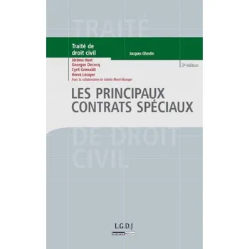 les principaux contrats spéciaux - 3ème édition (Decocq g.)(Brožovaná)