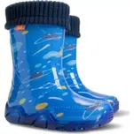 DEMAR Holínky dětské PVC zateplené STORMER LUX PRINT 0032 T kosmos, vel. 26-27