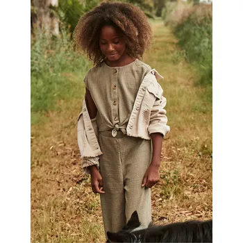 Chlapecká mikina Dívčí overal Mayoral 6865-19 zelený velikost 152