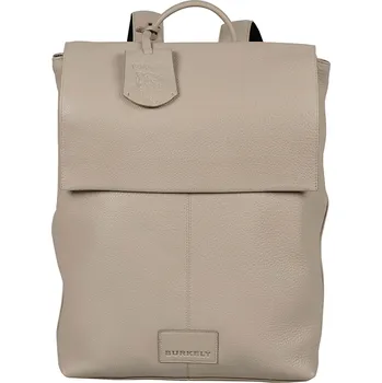 Městský batoh Dámský kožený batoh Burkely Hella - světle šedá