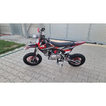 malá motorka Pitbike MiniRocket Dorado DK90 12/10 Automat, el startér, sedlo 67,5cm, černý