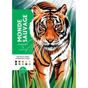 Umění Coloriages mystères Monde sauvage (Brožovaná)