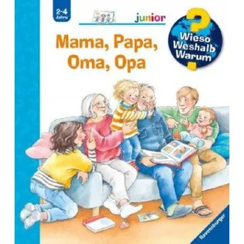 První čtění Wieso? Weshalb? Warum? junior: Mama, Papa, Oma, Opa (Band 39) (Susanne Szesny)(Leporelo)