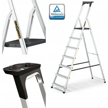 Žebřík Žebřík Drabest hliníkový do 150 kg
