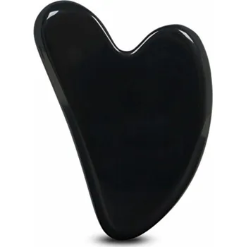 Masážní kámen PlumBeauty Obsidián Sculpting Stone - Gua Sha kámen