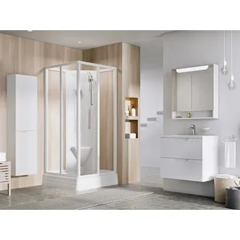 RAVAK Sprchový box Ravak Supernova ASBRV2 90x90 čtyřdílný rohový, bílá/transparent, 82677112Z1 82677112Z1