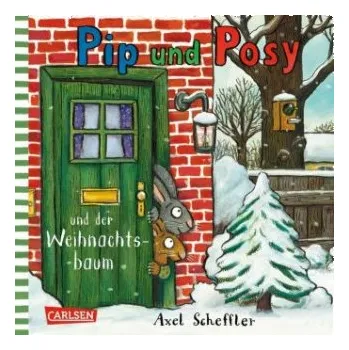 První čtění Pip und Posy: Pip und Posy und der Weihnachtsbaum (Axel Scheffler,Axel Scheffler)(Leporelo)