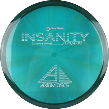 Disc golf Axiom Discs INSANITY Proton Barva: Transparentní s červeným okrajem, Váha: 170 g
