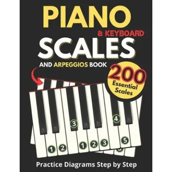 Piano & Keyboard Scales and Arpeggios Book, Practice Diagrams Step by Step (Publishing Peter Music Publishing)(Brožovaná)