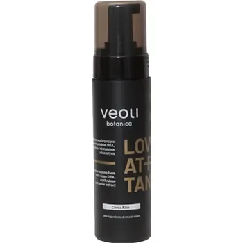 Pleťový krém Veoli Botanica - Love At First Tan - Cocoa Kiss - Expresní bronzující pěna - 200 ml