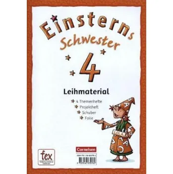 Cizí jazyk Einsterns Schwester 4. Schuljahr - Themenhefte 1-4 mit Projektheft mit Schuber (Roland Bauer,Jutta Maurach)(List)