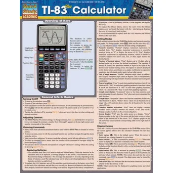 Kalendář TI-83 Plus Calculator (BarCharts Inc)(Kalendář)