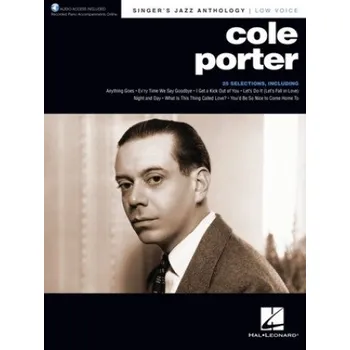 Cole Porter - Singer's Jazz Anthology Low Voice Edition with Recorded Piano Accompaniments: Singer's Jazz Anthology - Low Voice with Recorded Piano Ac (Brožovaná)