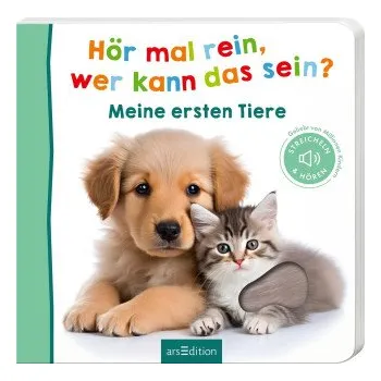 První čtění Hör mal rein, wer kann das sein? - Meine ersten Tiere (Leporelo)