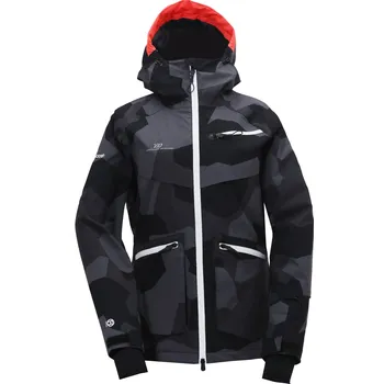 2117 of Sweden NYHEM dámská lyžařská bunda, black camo XS