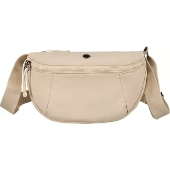 Crossbody ledvinka Peterson PTN09Be (Crossbody dámská ledvinka 29 x 18 x 11 cm, béžové provedení, 3x kapsa)