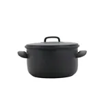 BELIS Smaltovaný hrnec s poklicí ø 24 cm - 5.5 l - BSE - 2 jakost